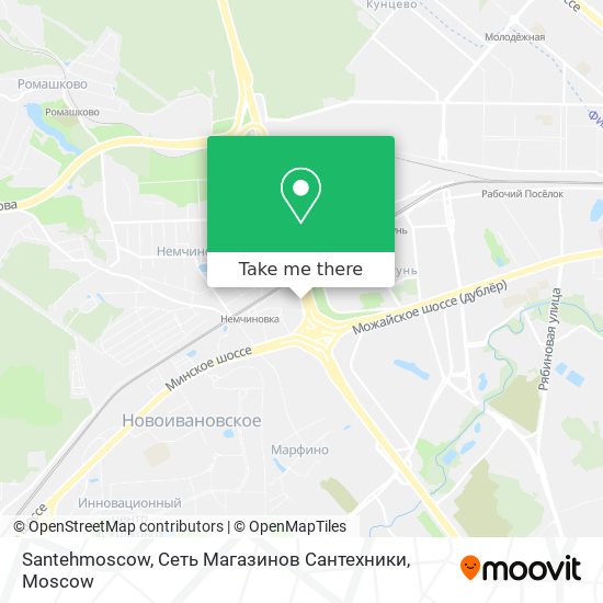 Santehmoscow, Сеть Магазинов Сантехники map