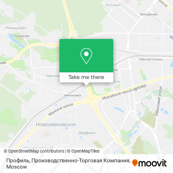 Профиль, Производственно-Торговая Компания map