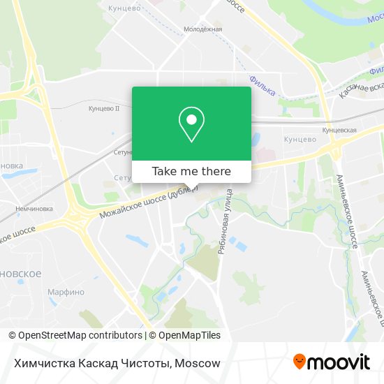 Химчистка Каскад Чистоты map