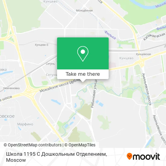 Школа 1195 С Дошкольным Отделением map