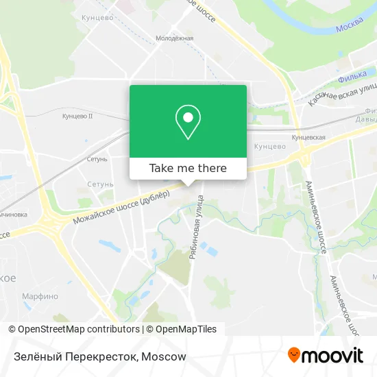 Зелёный Перекресток map