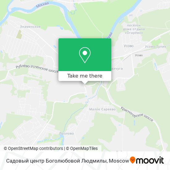 Садовый центр Боголюбовой Людмилы map