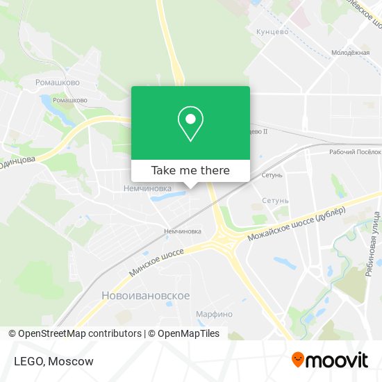 LEGO map