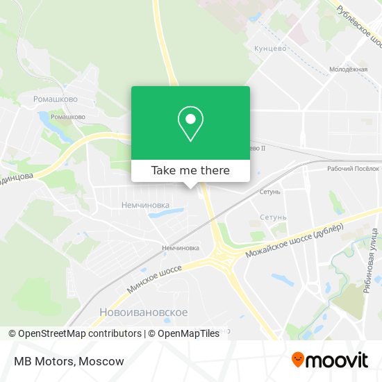 MB Motors map