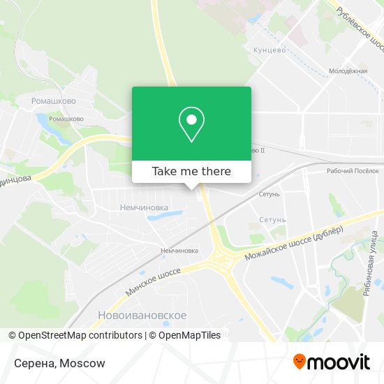 Серена map