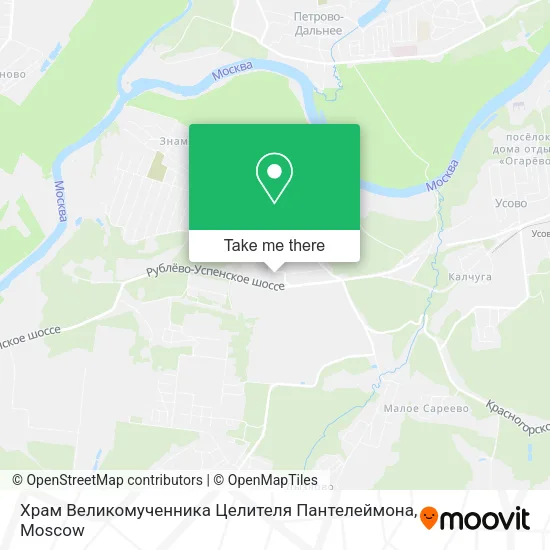 Храм Великомученника Целителя Пантелеймона map