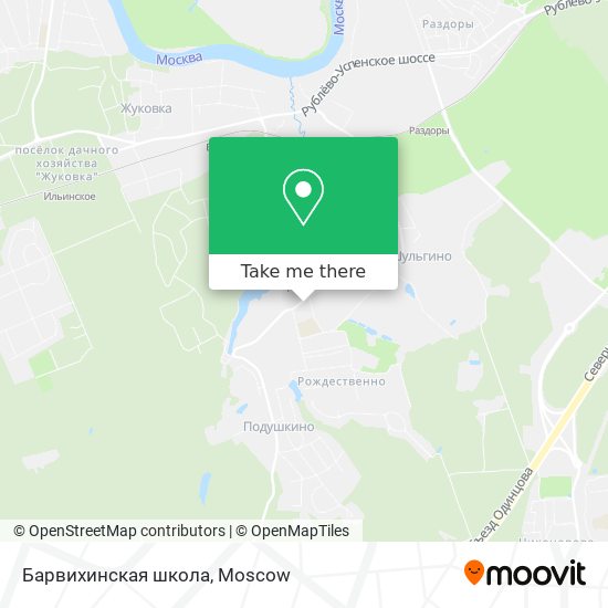 Барвихинская школа map