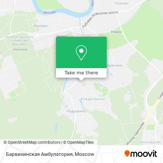 Барвихинская Амбулатория map