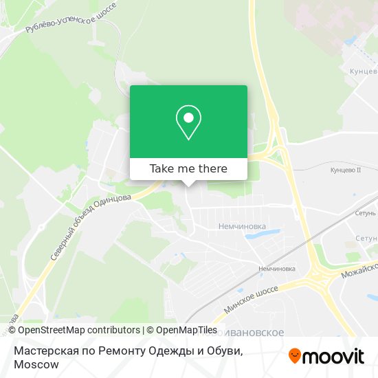 Мастерская по Ремонту Одежды и Обуви map