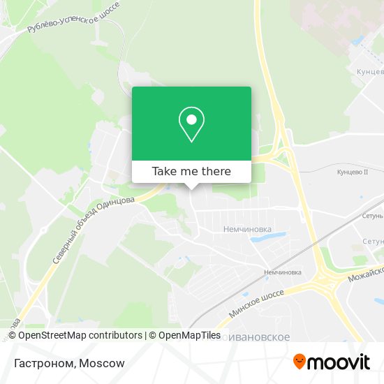 Гастроном map