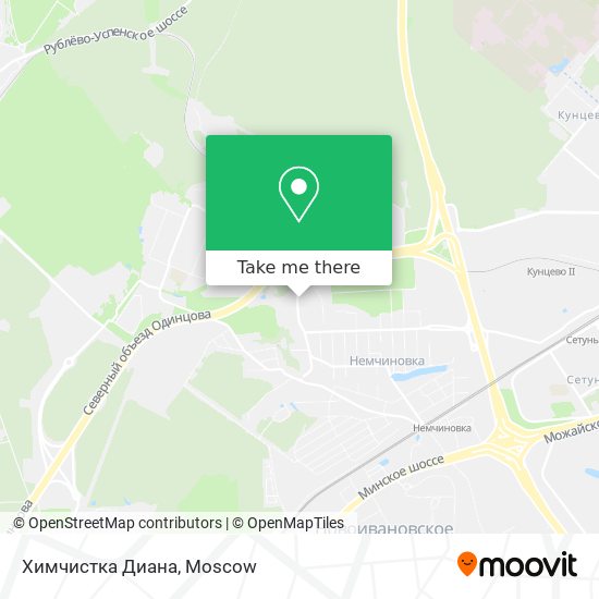 Химчистка Диана map