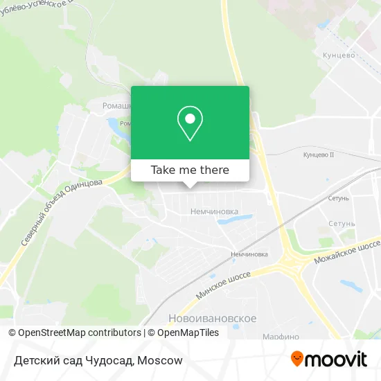 Детский сад Чудосад map