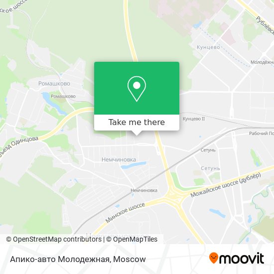 Апико-авто Молодежная map