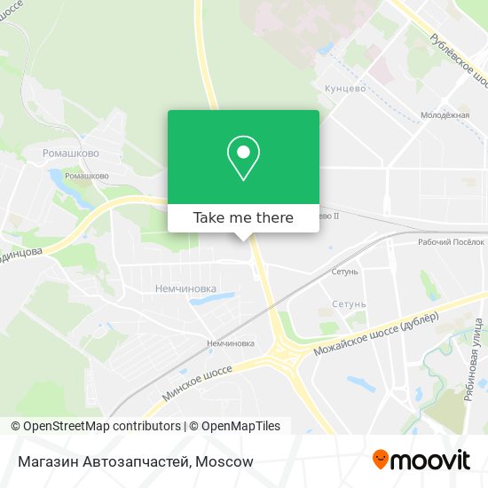 Магазин Автозапчастей map