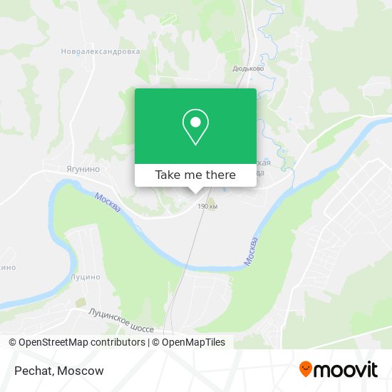 Pechat map