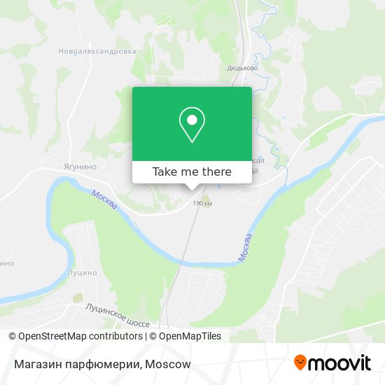 Магазин парфюмерии map