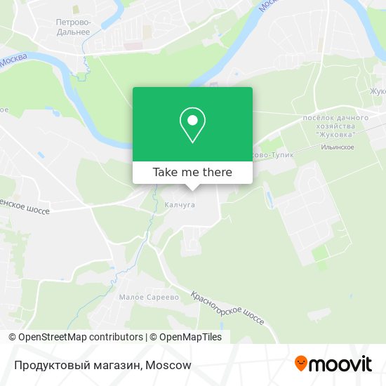 Продуктовый магазин map