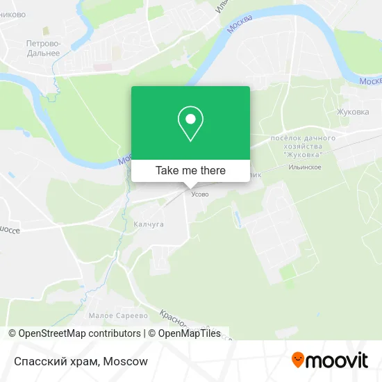 Спасский храм map