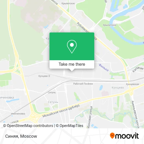 Синяя map