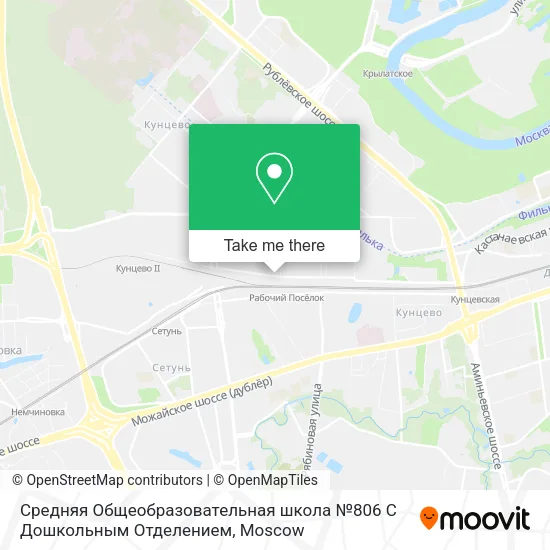 Средняя Общеобразовательная школа №806 С Дошкольным Отделением map