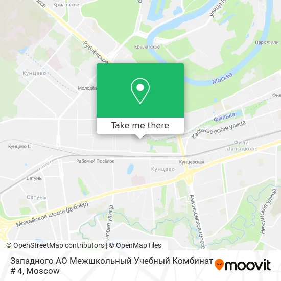 Западного АО Межшкольный Учебный Комбинат # 4 map