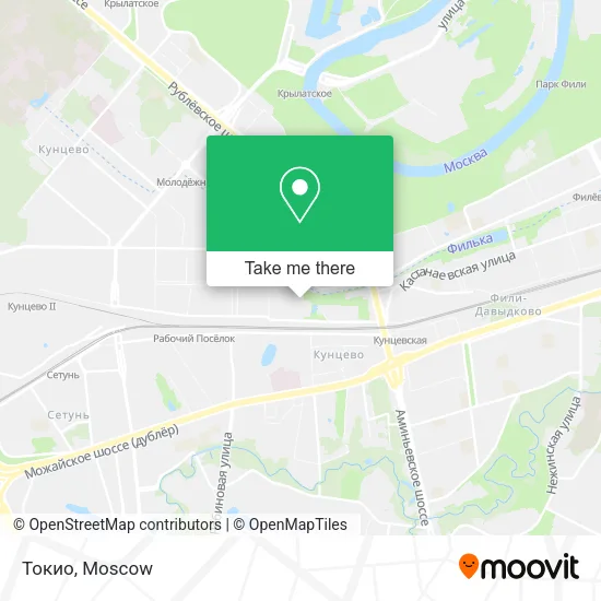 Токио map