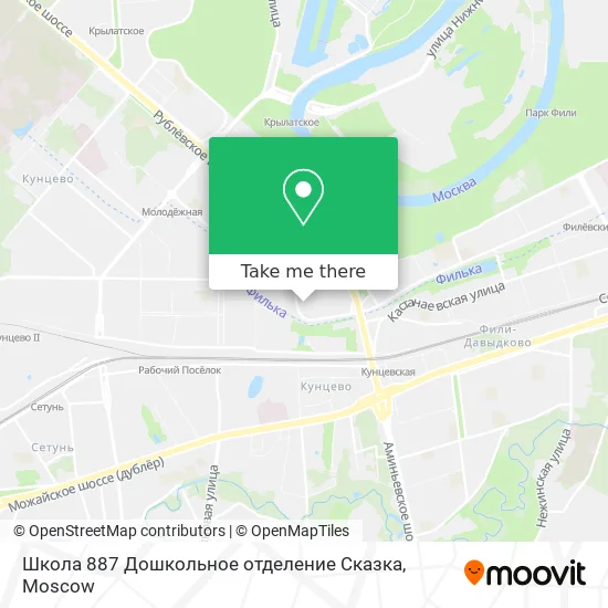 Школа 887 Дошкольное отделение Сказка map