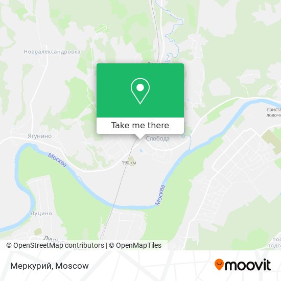 Меркурий map