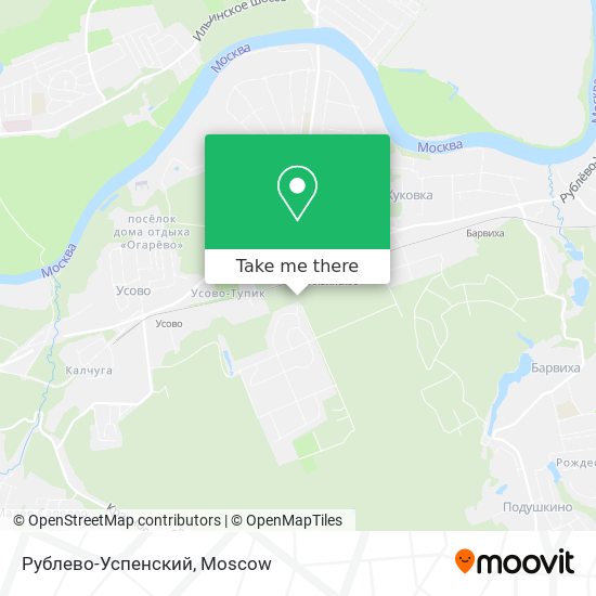 Рублево-Успенский map
