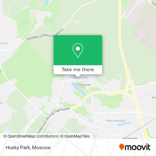 Husky Park map