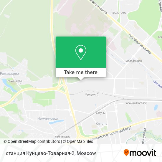 станция Кунцево-Товарная-2 map