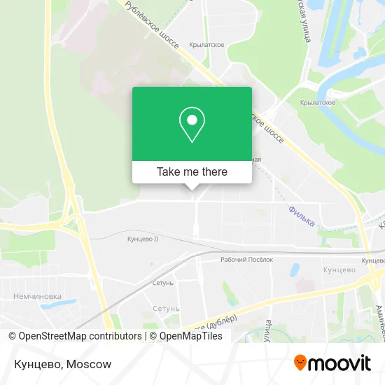 Кунцево map