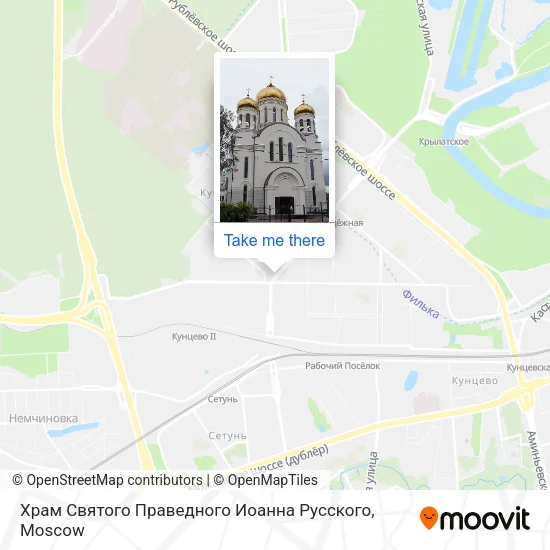 Храм Святого Праведного Иоанна Русского map