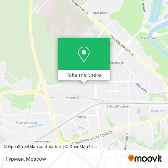 Гурман map