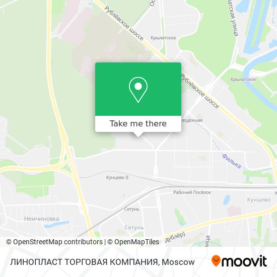 ЛИНОПЛАСТ ТОРГОВАЯ КОМПАНИЯ map