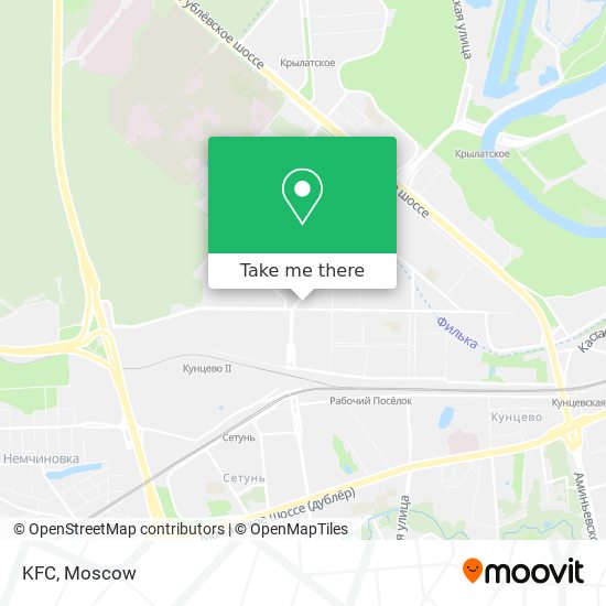 KFC map