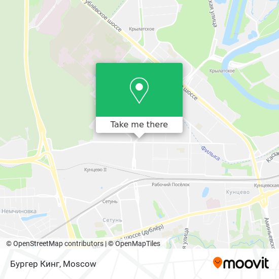 Бургер Кинг map