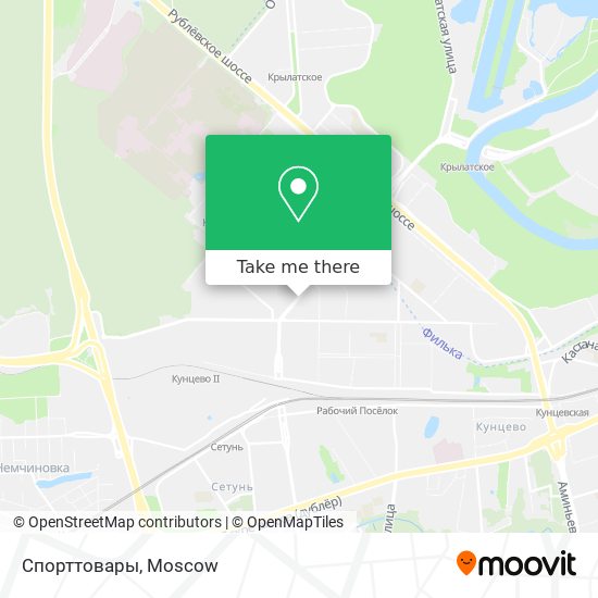 Спорттовары map