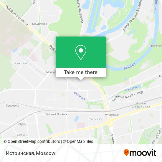 Истринская map