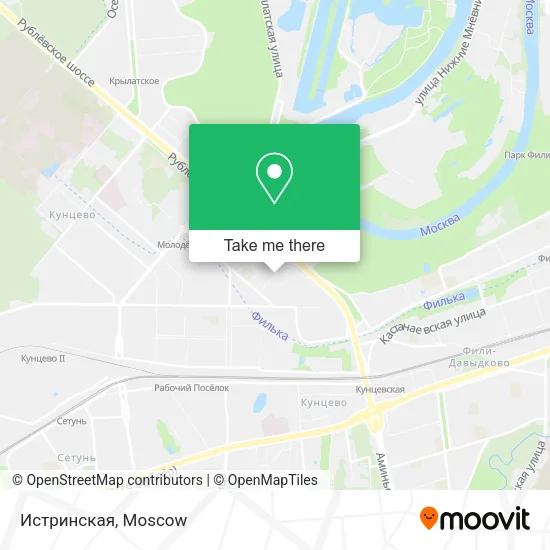 Истринская map