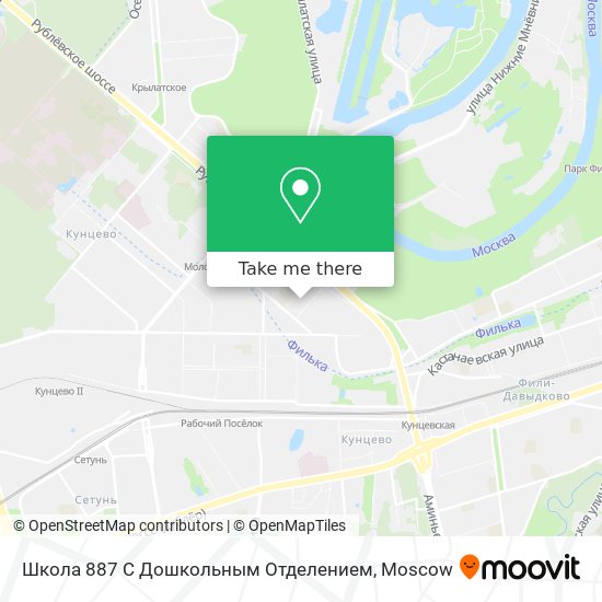 Школа 887 С Дошкольным Отделением map