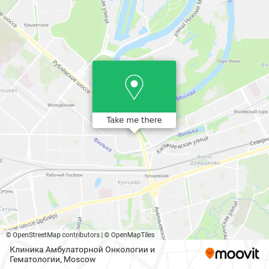 Клиника Амбулаторной Онкологии и Гематологии map