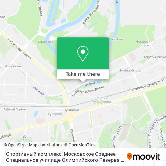 Спортивный комплекс, Московское Среднее Специальное училище Олимпийского Резерва 2 map