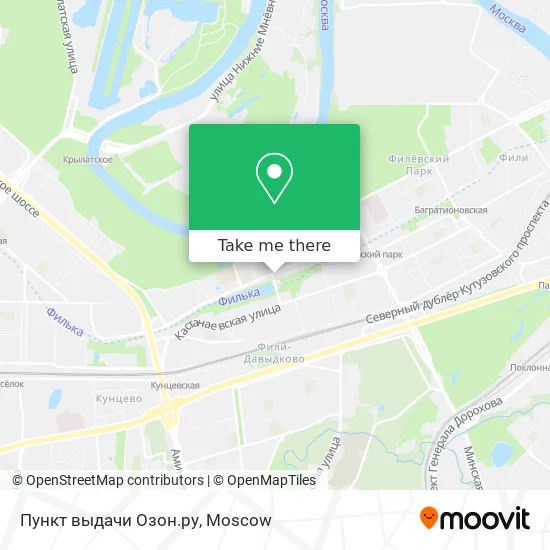 Пункт выдачи Озон.ру map