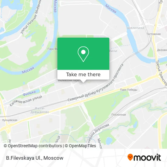 B.Filevskaya Ul. map