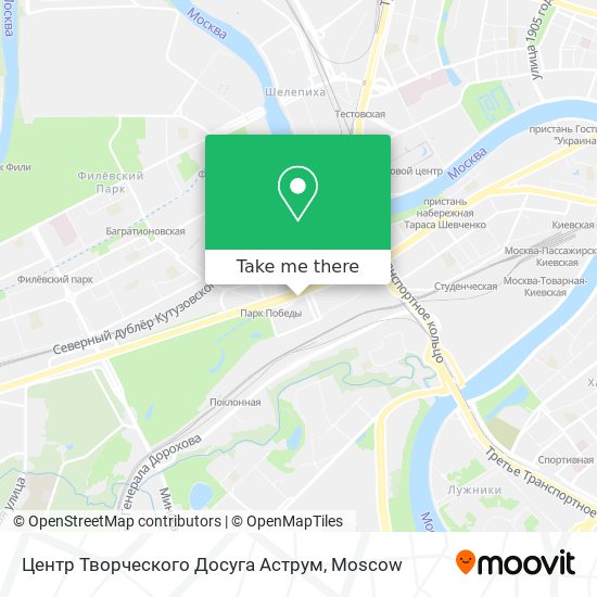 Центр Творческого Досуга Аструм map