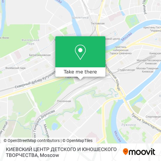КИЕВСКИЙ ЦЕНТР ДЕТСКОГО И ЮНОШЕСКОГО ТВОРЧЕСТВА map