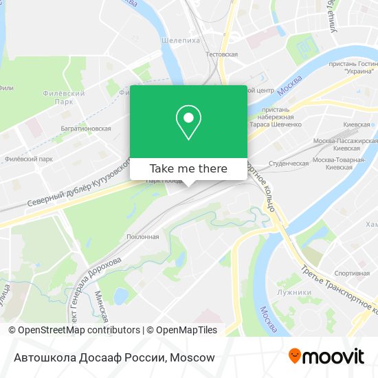 Автошкола Досааф России map