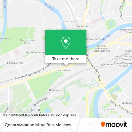 Дорогомилово Мтпо Вос map