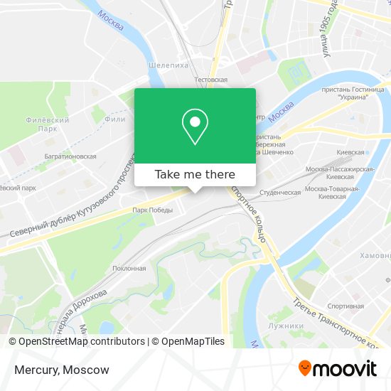 Mercury map